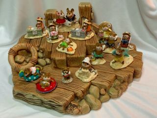 Great Clay Barge Beach Display For Wee Forest Folk Wff Not English Made