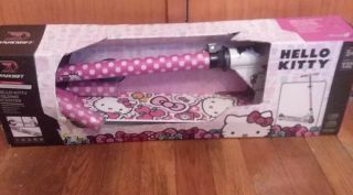 Dynacraft 2 Wheel Hello Kitty Folding Scooter Pink White Polka Dots Graphics