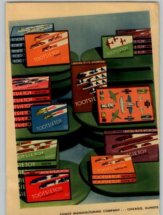 1938 Paper Ad Color Tootsietoy Silvertoys Jumbos Buck Rogers Airplanes Motor Car