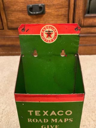 Early Texaco Road Map Holder Gas Oil Advertising 5