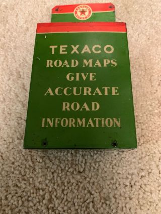 Early Texaco Road Map Holder Gas Oil Advertising 8
