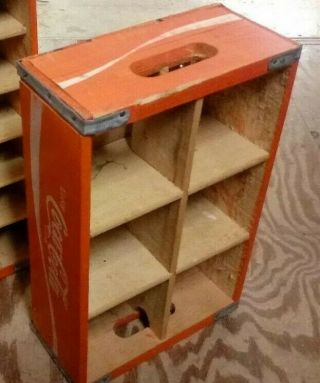 Single Coca - Cola Wood Crate 64oz Chattanooga Coke Soda Pop
