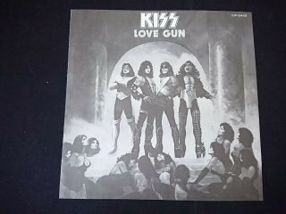 KISS - LOVE GUN - JAPAN LP Vinyl OBI GATE FOLD VIP - 6435 EX - /EX, 4
