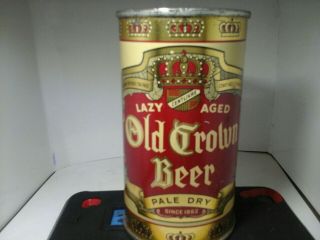 12oz Flat Top Beer Can,  Oi ( (old Crown Pale Dry Beer))  By Centlivre Brewing Co.