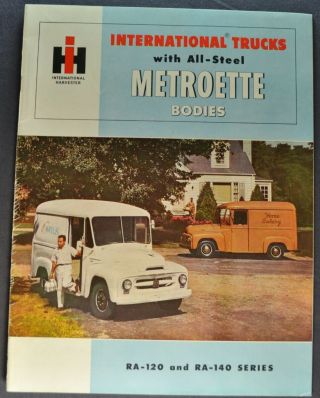 1953 Metroette Delivery Van International Truck Brochure Milk 53