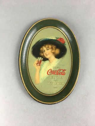 1912 Museum Quality Coca Cola Tip Tray Coke Near