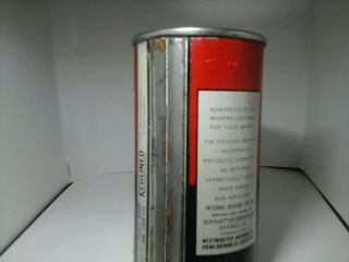 12oz flat top (oi) beer can ( ((really white horse pilsner beer)) ). 6
