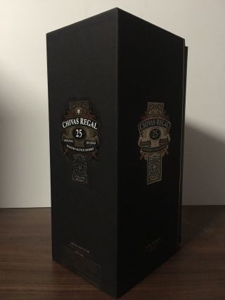 Chivas Regal Aged 25 Years Legend Blended Scotch Whisky Empty Box 5