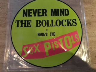 The Sex Pistols Very Earliy Picture Never Mind The Bollocks Lp