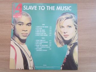 Twenty 4 Seven - Slave To The Music 1994 Korea Orig Vinyl LP INSERT 3