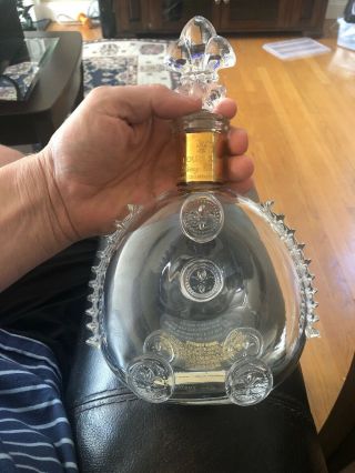 Remy Martin Louis Xiii Cognac Decanter Baccarat Crystal Bottle & Stopper Trop Ac