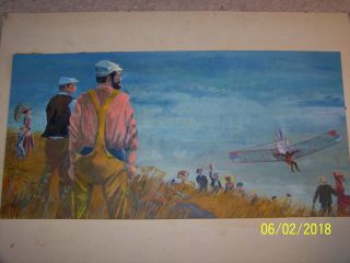 1959 Orignal Oil On Board Painting By Bob Antler For True Magizne Cover Nr