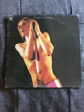 Iggy And The Stooges “ Raw Power Lp Re: Columbia Records Pc 32111 Vg