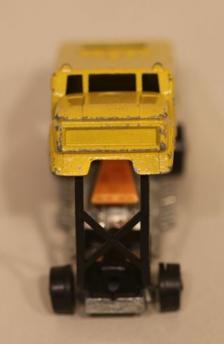 1971 Mattel Hot Wheels Redline Heavyweights S ' Cool Bus HK Yellow Enamel 4