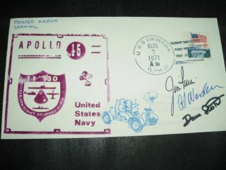 Apollo 15 Recovery,  Orig.  Signed Crew,  Space