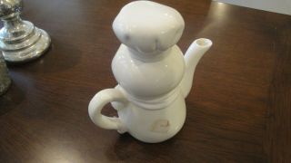 Pillsbury Doughboy Ceramic Tea Coffee Pot BENJAMIN & MEDWIN 1997 2