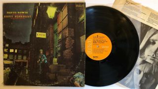 David Bowie - The Rise And Fall Of Ziggy Stardust - 1972 1st Press Lsp - 4702 Vg,