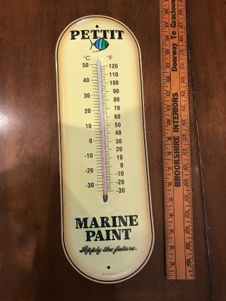 Pettit Marine Paint Advertising Thermometer