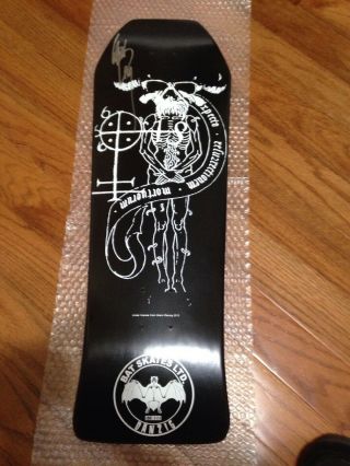 Danzig Signed Bat Skateboard 106/222 1 Of Only 5 Signed,  Misfits,  Samhain,  Rare