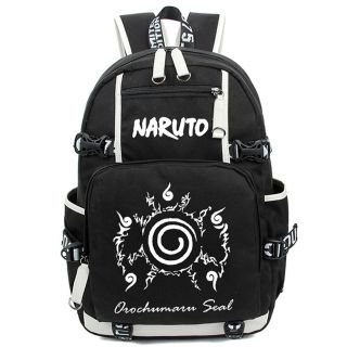 Large Capacity Luminous Anime Naruto Pattern Backpack School Bag Cosplay