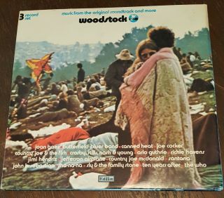 Woodstock 3 Lp Set Ex Sd3 - 500