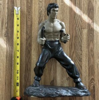 Bruce Lee Figurine Ceramic Like Collectible Piece