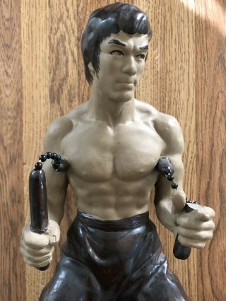 Bruce Lee Figurine Ceramic Like Collectible Piece 4