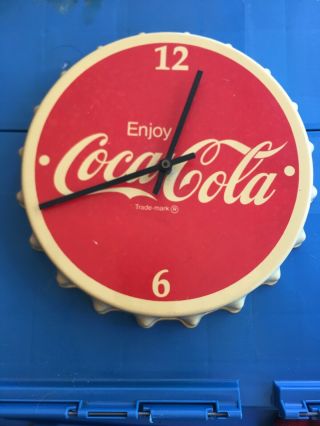 Coca Cola 1970’s Bottle Cap Clock