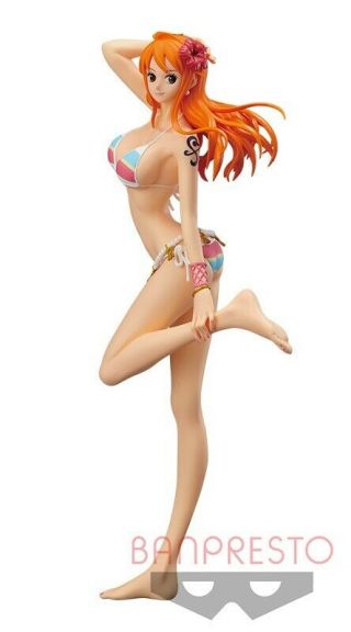 One Piece Glitter & Glamours Color Walk Style Nami Figure Banpresto F/s