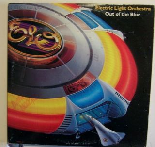 Electric Light Orchestra - Out Of The Blue - 1977 2lp Vinyl Record Set On Jet