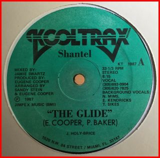 Miami Electro Rap Funk 12 " Shantel - The Glide Kooltrax - Mega Rare 