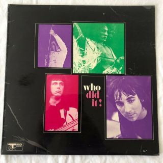 Who Did It The Who.  Mail Order Only.  1967 Uk Track 2856 001