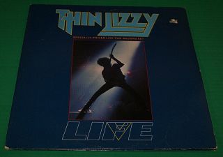 Thin Lizzy Life Live Double Lp Records Gatefold 1983 Out Of Print Vg,  /nm