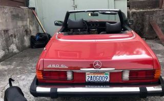 1976 Mercedes - Benz 450SL,  Red,  Convertible,  125k Miles,  automatic 2
