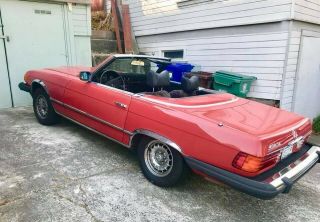 1976 Mercedes - Benz 450SL,  Red,  Convertible,  125k Miles,  automatic 4