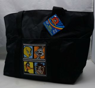 Looney Tunes Tote Bag Stitched Tweety Bird,  Bugs Bunny,  Taz,  & Daffy Duck St205