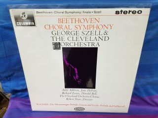George Szell Beethoven Symphony 9 4th Mv & Wagner Columbia Sax 2513 Blue Silver