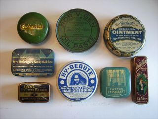 Patent Medicine Tins