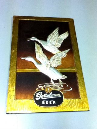 Gettelman Beer Sign Bar Composite 3 - D Tacker 40 