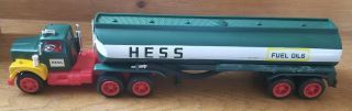 Great 1972 Hess Toy Tanker Truck w/ & Inserts Lights Work 7