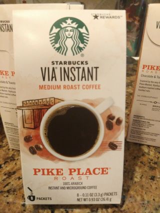 Starbucks VIA Instant Pike Place Roast Coffee (9 boxes of 8 packets) 2
