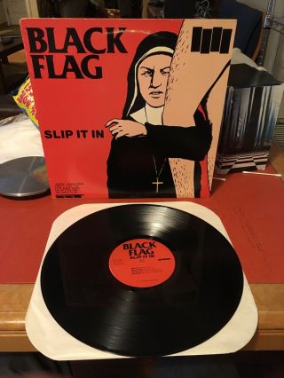 Black Flag - Slip It In Lp 1st Press 1984 Sst Records Hardcore Punk Vinyl