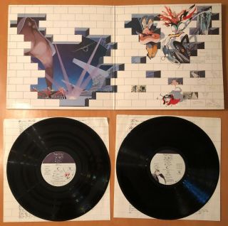 The Wall Pink Floyd Columbia 2 Lp 