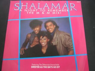 Vinyl Record 12” Shalamar A Night To Remember (16) 75