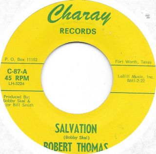 Robert Thomas Salvation/soul Of A Man On Charay Northern Soul 45 Hear