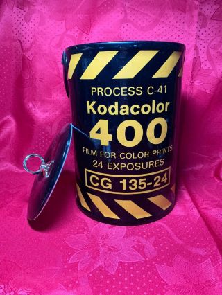 Vintage Kodak Kodacolor C - 41 Camera Film Roll Ice Cooler Bucket Chest Vgc