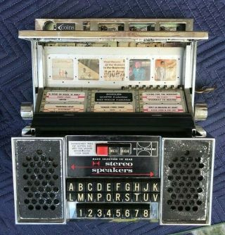 Vintage Seeburg Consolette Wallbox Jukebox Sc - 1.  Look