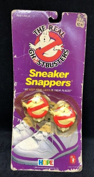The Real Ghostbusters Movie Sneaker Snappers 1984 Columbia Pics Memorabilia