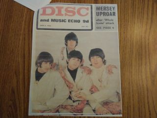 The Beatles 3rd State mono Butcher Cover 3 in vg,  matted cond USA 1966 11