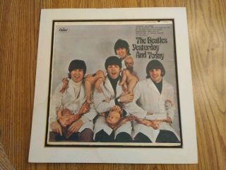 The Beatles 3rd State Mono Butcher Cover 3 In Vg,  Matted Cond Usa 1966